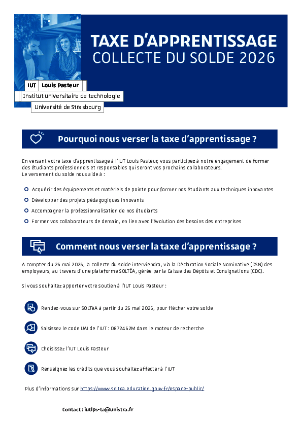 <strong>TAXE D’APPRENTISSAGE COLLECTE DU SOLDE 2026</strong> <br> <em>TAXE D’APPRENTISSAGE
COLLECTE DU SOLDE 2026</em> TAXE D’APPRENTISSAGE COLLECTE DU SOLDE 2026