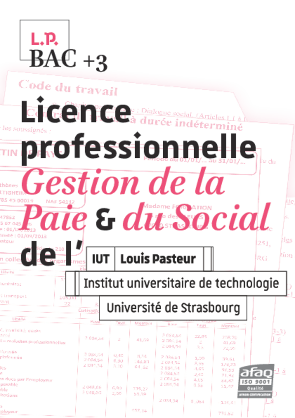 LP Gestion de la Paie et du Social (GPS)