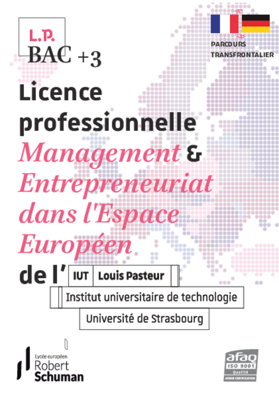 LP Management et entrepreneuriat dans l'espace européen (M3E) transfrontalier 